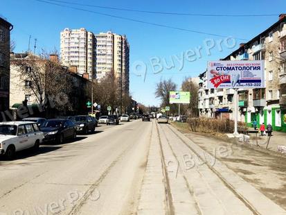 Рекламная конструкция г. Ногинск, ул. Климова, у д. 30 (начало дома) (Фото)