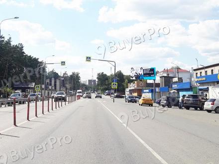 Рекламная конструкция Егорьевское шоссе, 06 км 500 м слева (въезд на строительный рынок Егорка) (Фото)