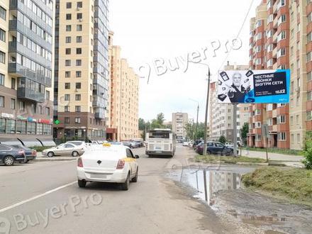 Рекламная конструкция г. Электросталь, ул. Захарченко, д. 7 (Фото)