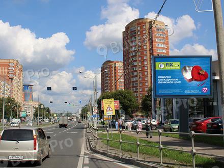 Рекламная конструкция г. Щёлково, Пролетарский проспект, д. 2, №CB195A3 (Фото)