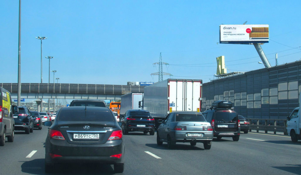 Рекламная конструкция Ярославское шоссе 17км+930м (1км+330м от МКАД) Справа (Фото)