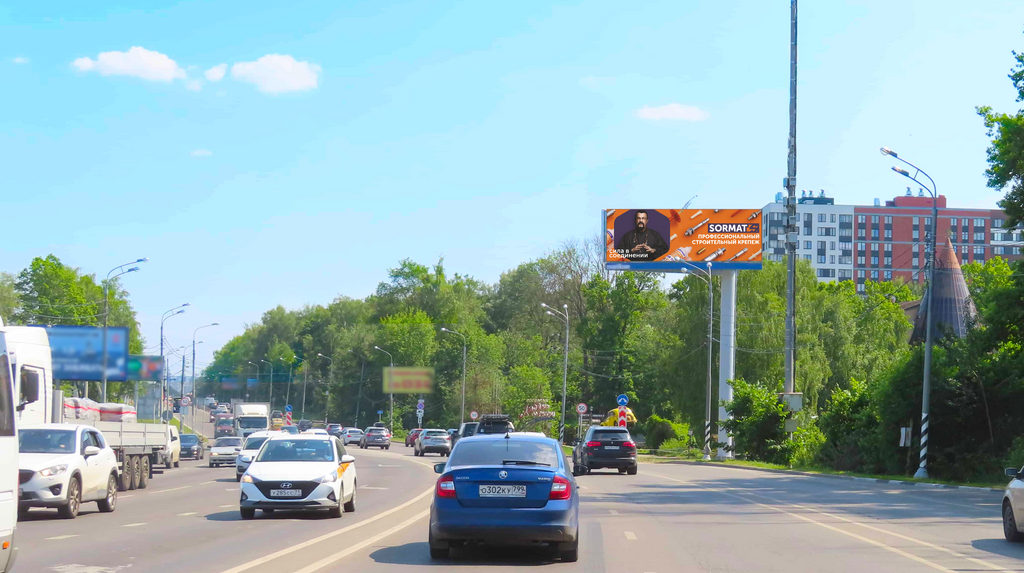 Рекламная конструкция Пятницкое шоссе 6км+800м Слева (Фото)