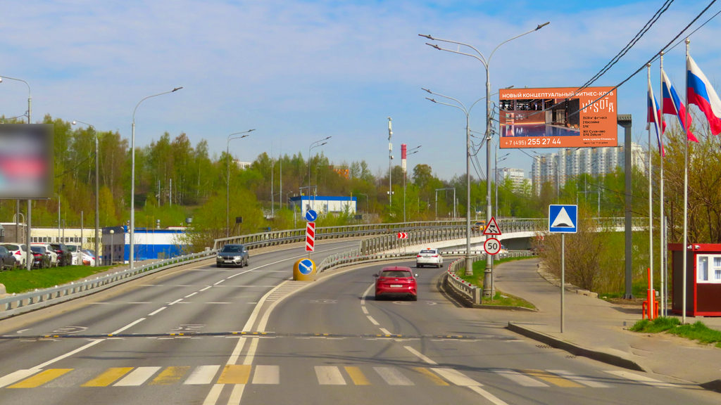 Рекламная конструкция Красногорск Красногорский бульвар, напротив д. 25 (Фото)