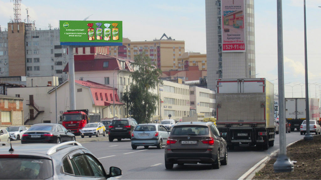 Рекламная конструкция Люберцы Октябрьский пр-т, д.125  Слева (Фото)