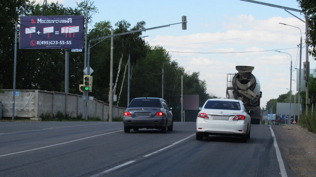 Рекламная конструкция Володарское шоссе 1км+790м Справа (Фото)