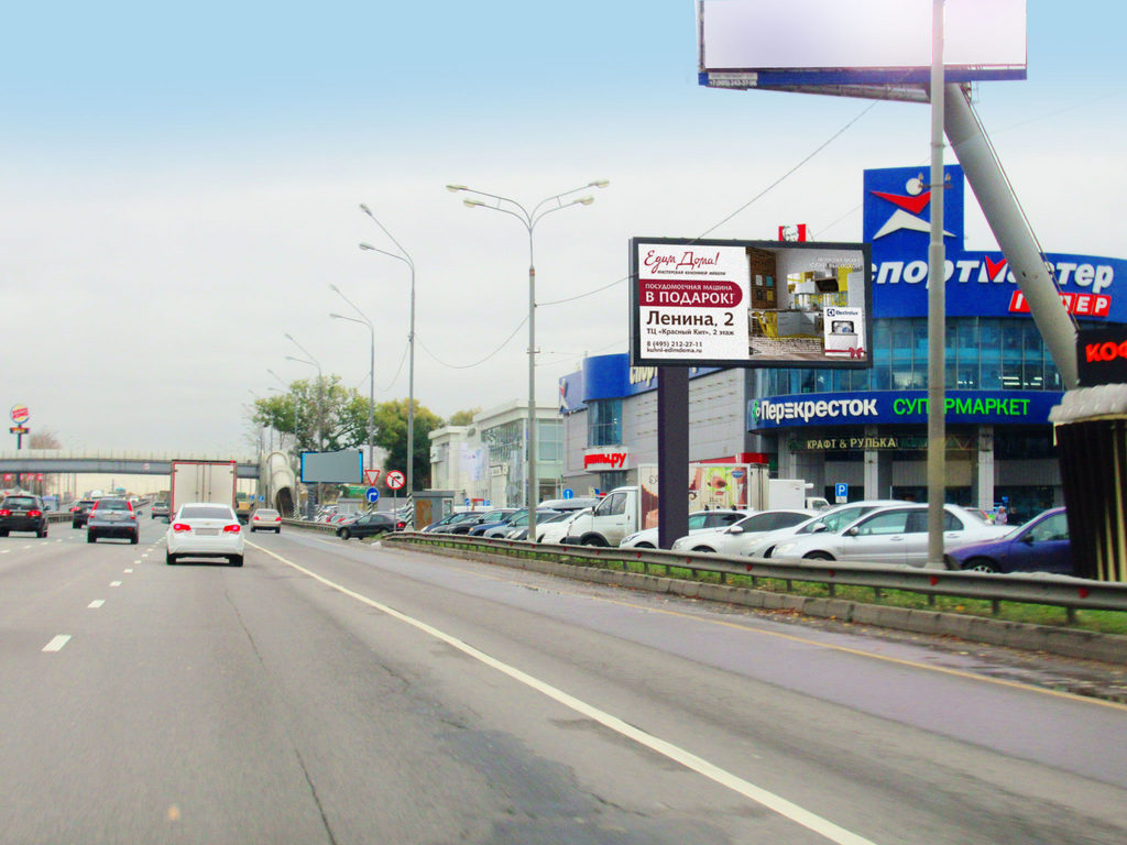Рекламная конструкция Горьковское шоссе 17км+330м (2км+330м от МКАД) Справа (Фото)