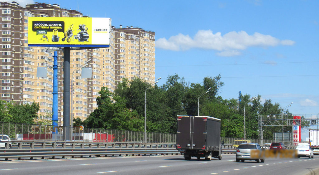 Рекламная конструкция Дмитровское шоссе 24км+620м (5км+020м от МКАД) Слева (Фото)