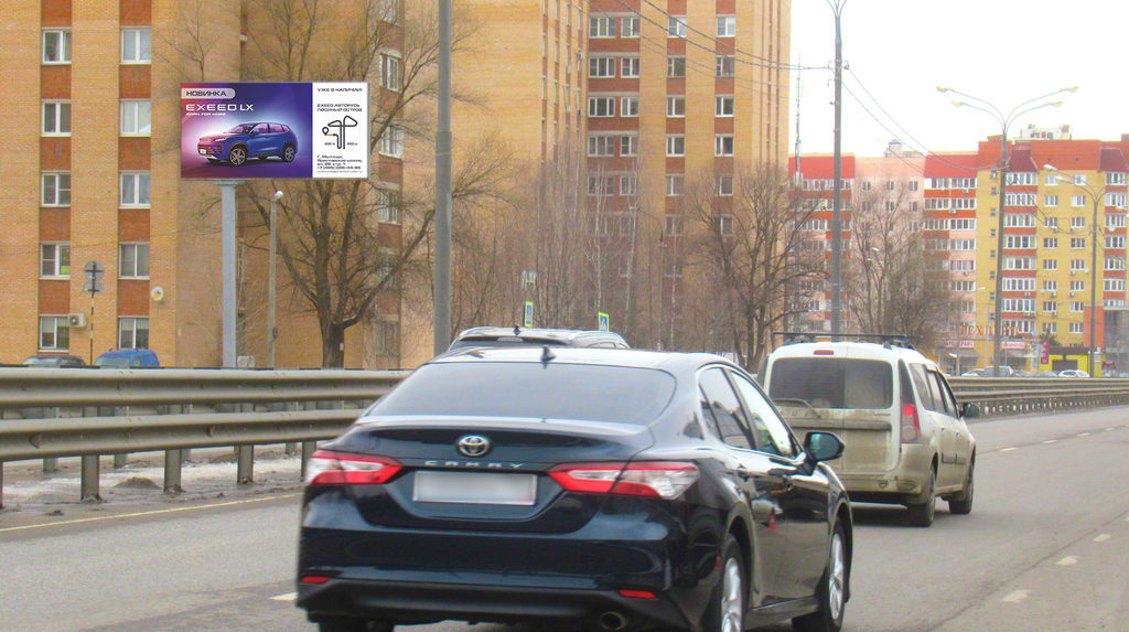 Рекламная конструкция Долгопрудный Лихачевское шоссе, д. 1 (Фото)
