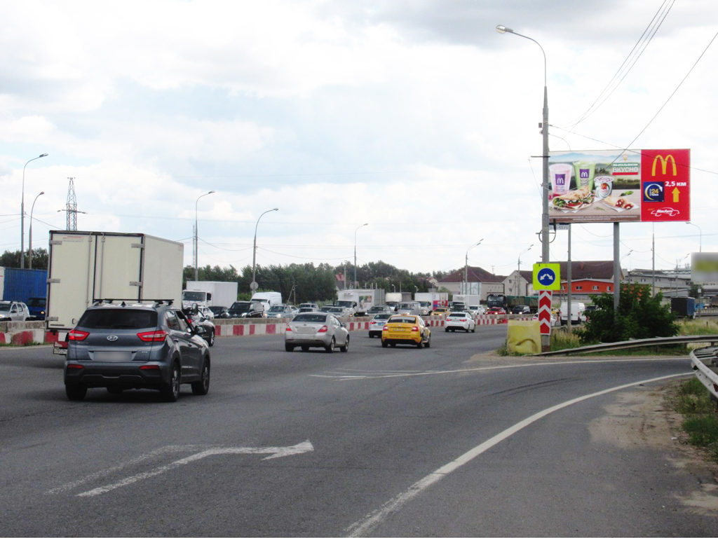 Рекламная конструкция Дмитровское шоссе 25км+580м (5км+980м от МКАД) Слева (Фото)