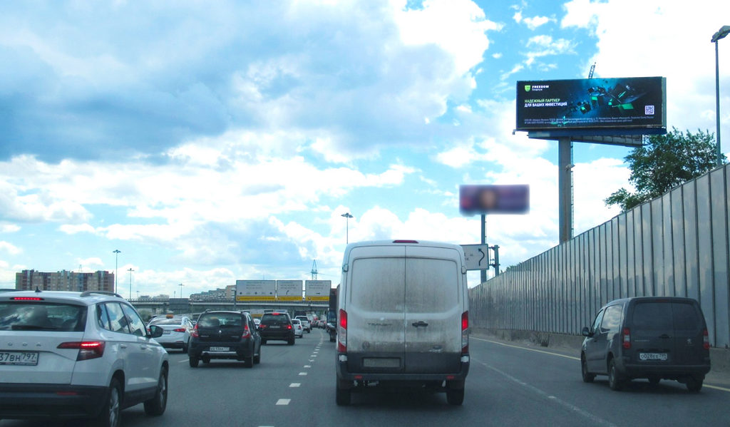 Рекламная конструкция Ярославское шоссе 16км+750м (0км+150м от МКАД) Слева (Фото)