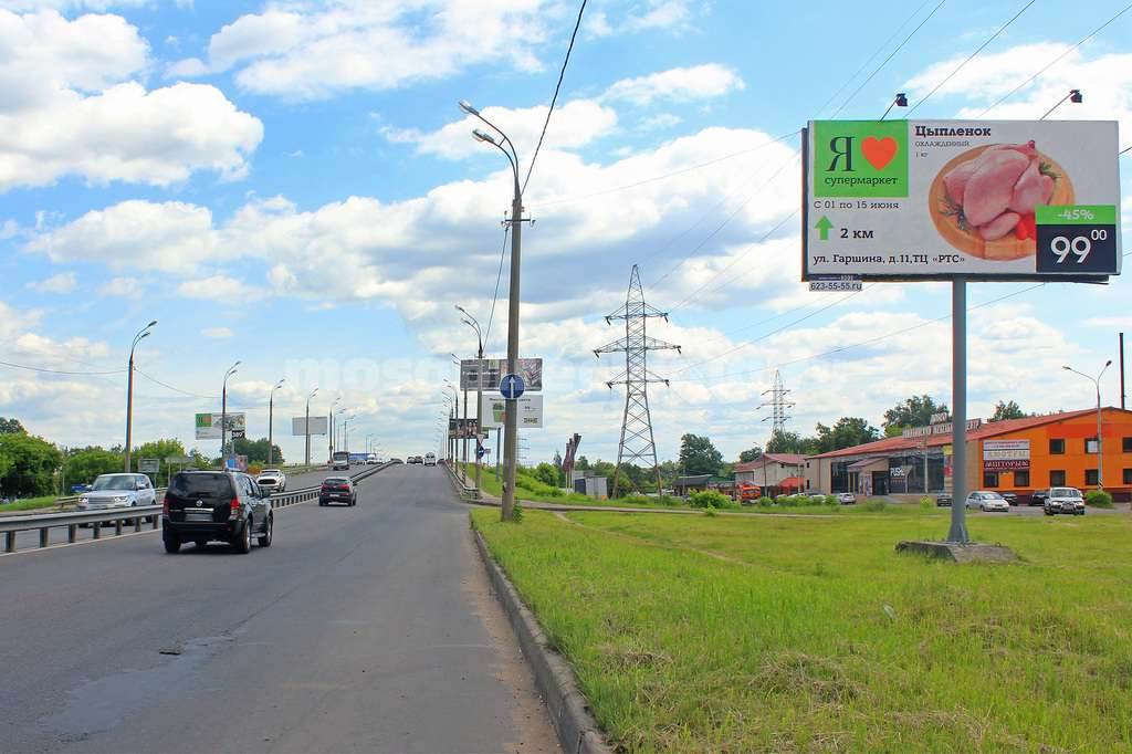 Рекламная конструкция Егорьевское шоссе 1км+м Справа (Фото)