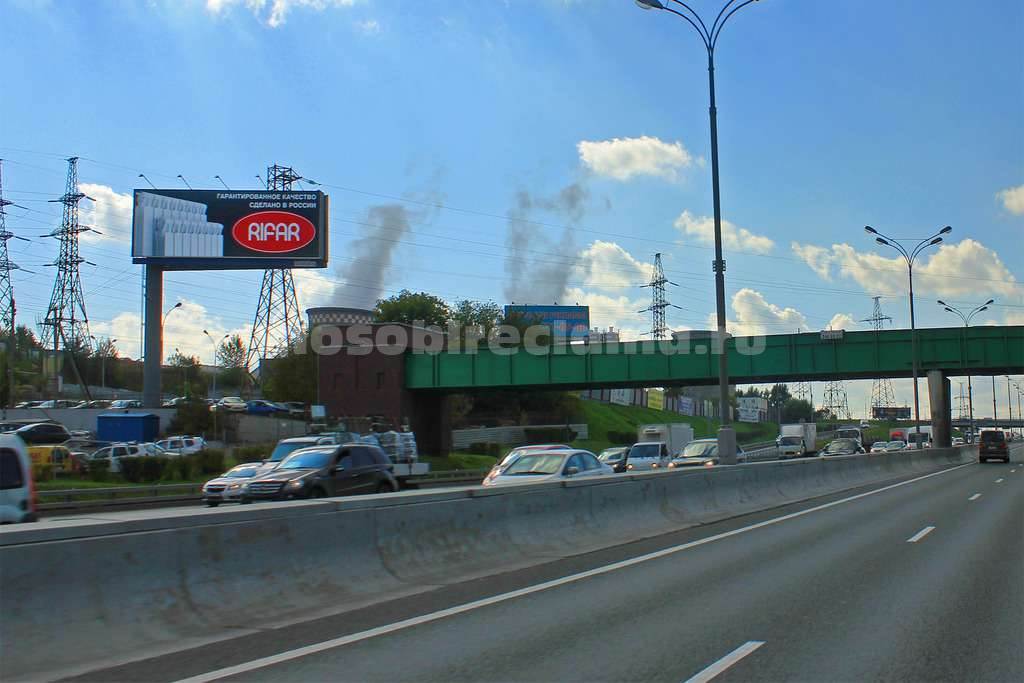 Рекламная конструкция МКАД 15км+470м Внешняя сторона (Фото)