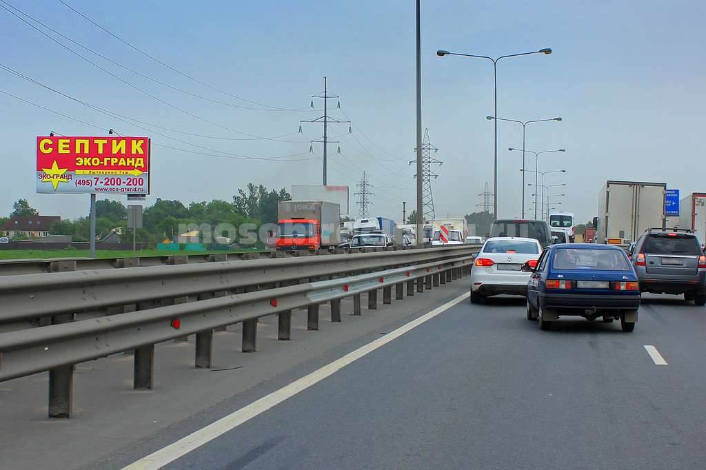 Рекламная конструкция Новорязанское шоссе 25км+370м (8км+070м от МКАД) Слева (Фото)