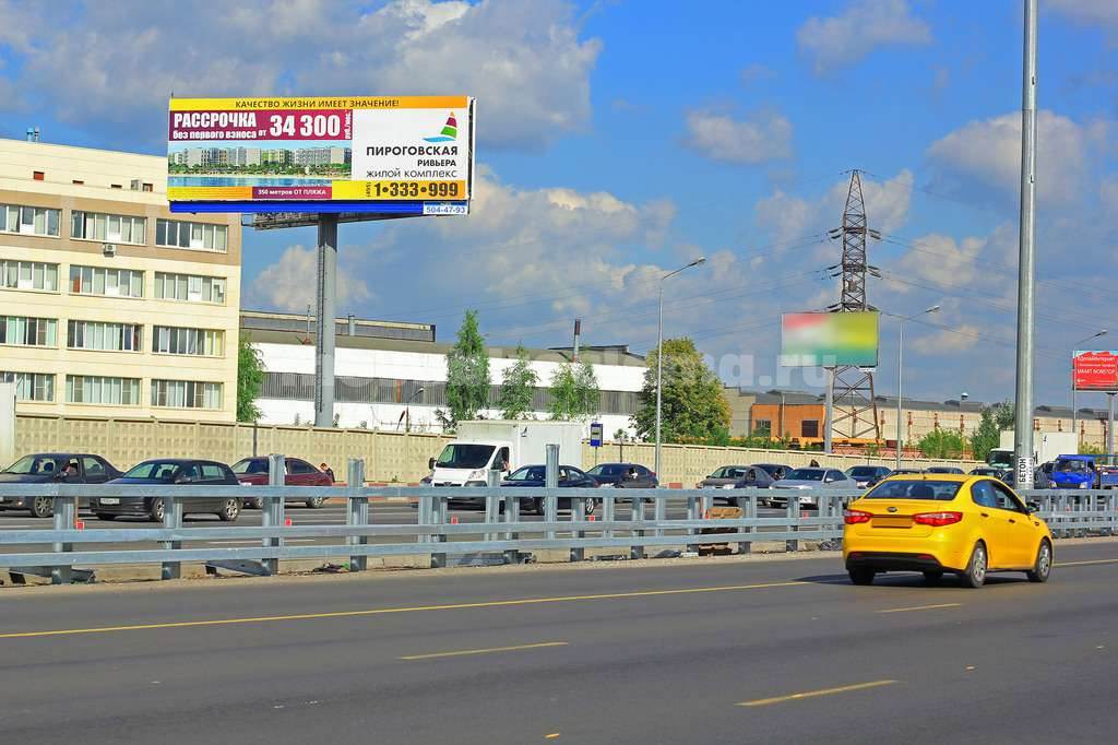 Рекламная конструкция Ярославское шоссе 19км+590м (2км+990м от МКАД) Слева (Фото)