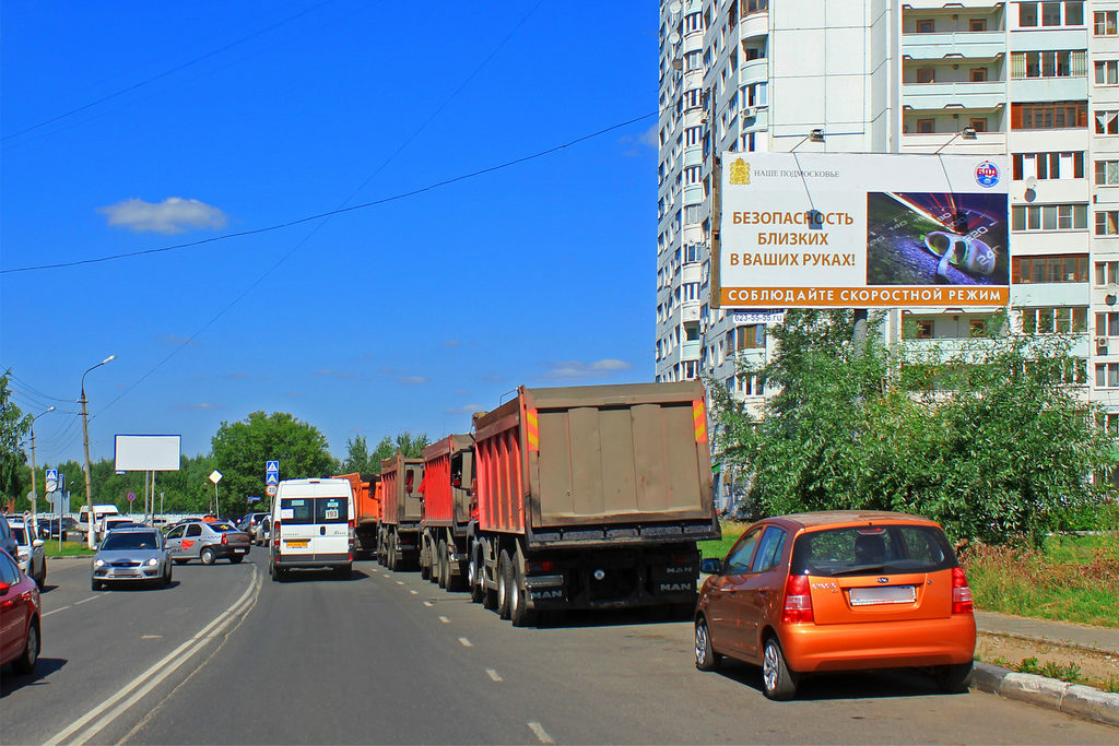 Рекламная конструкция Балашиха ул. Звездная, д.12 Справа (Фото)