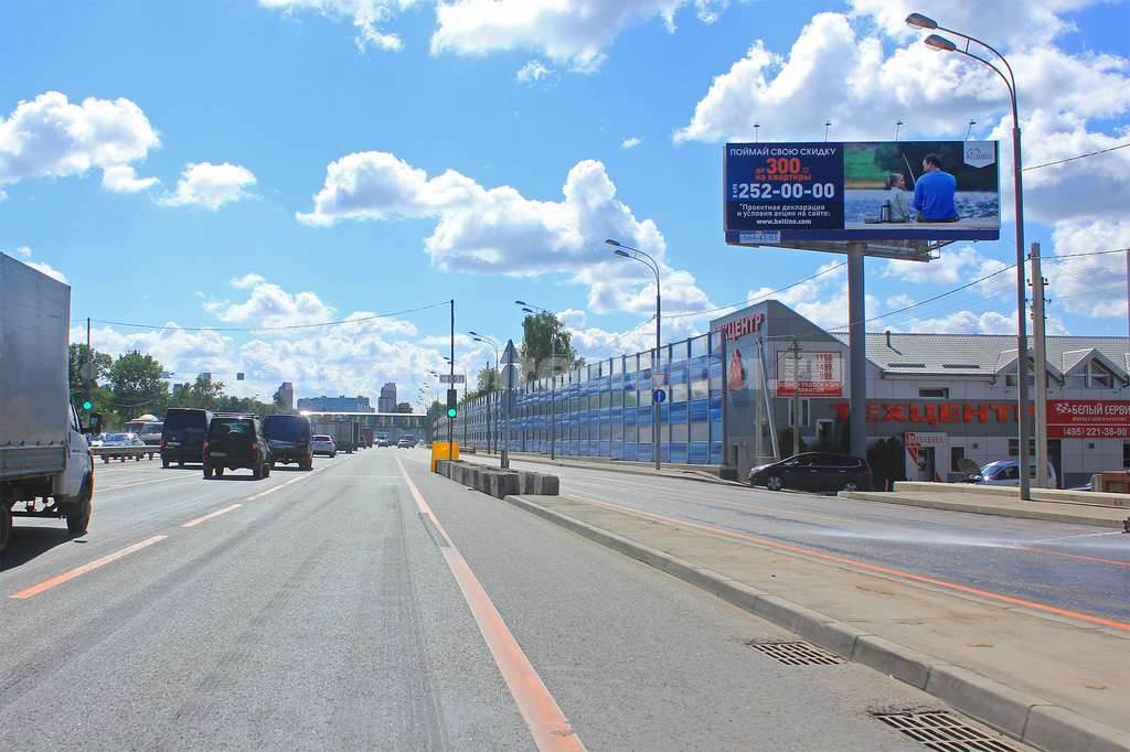 Рекламная конструкция Дмитровское шоссе 23км+035м (3км+435м от МКАД) Слева (Фото)