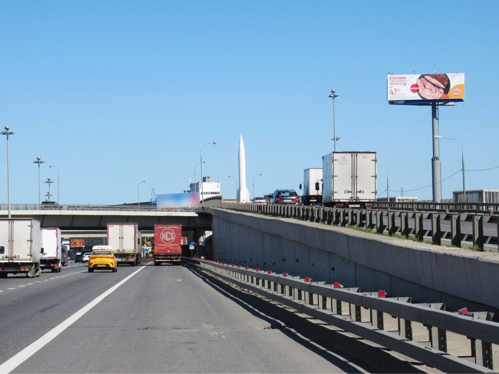 Рекламная конструкция Ярославское шоссе 21км+650м (5км+050м от МКАД) Справа (Фото)