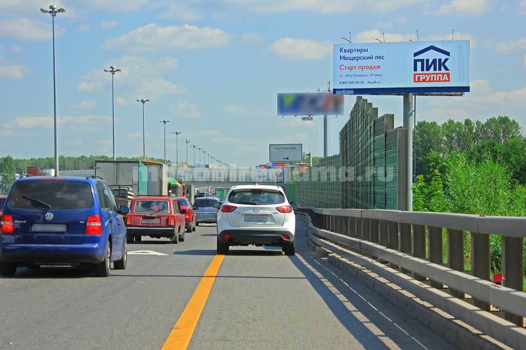 Рекламная конструкция Киевское шоссе 23км+750м (5км+750м от МКАД) Слева (Фото)