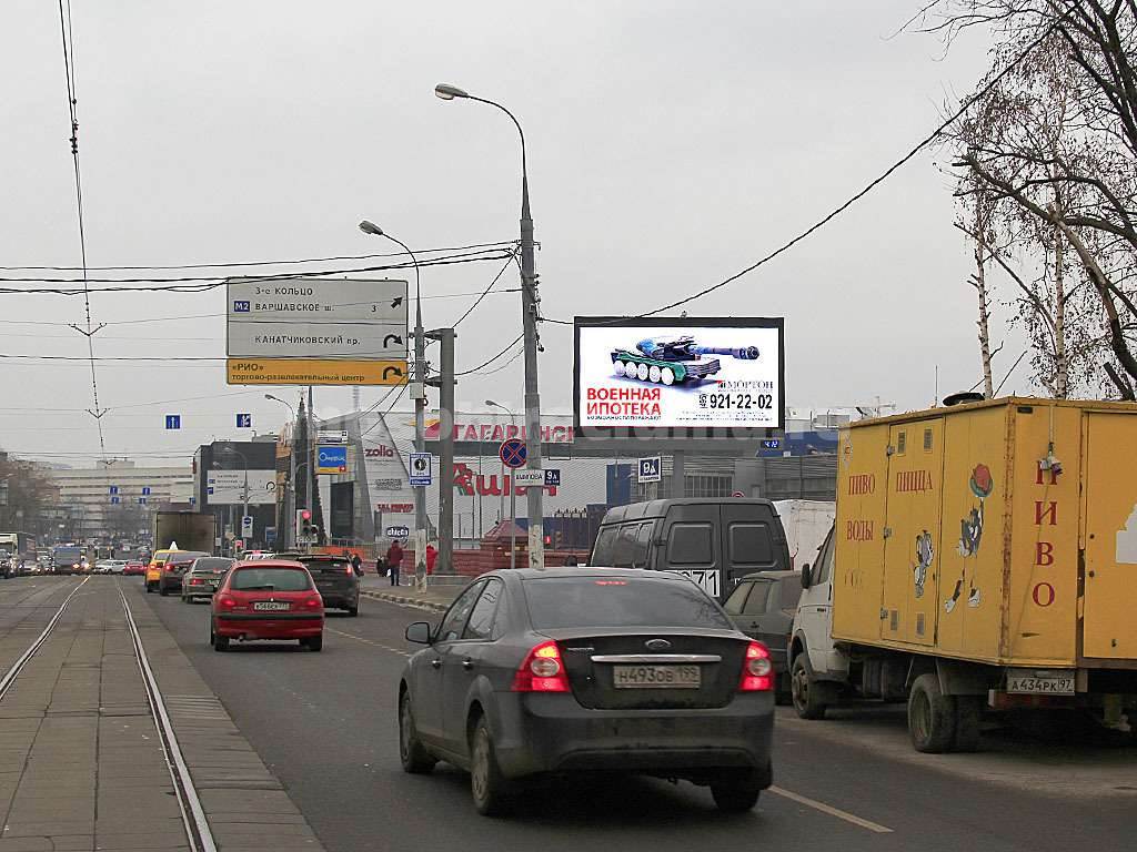 Рекламная конструкция Москва ул. Вавилова, д.9, (Х с ТТК) (Фото)