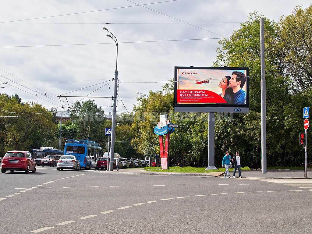 Рекламная конструкция Москва Жукова Маршала пр-т, д.4 (Х с ул. 3-я  Хорошевская) (Фото)