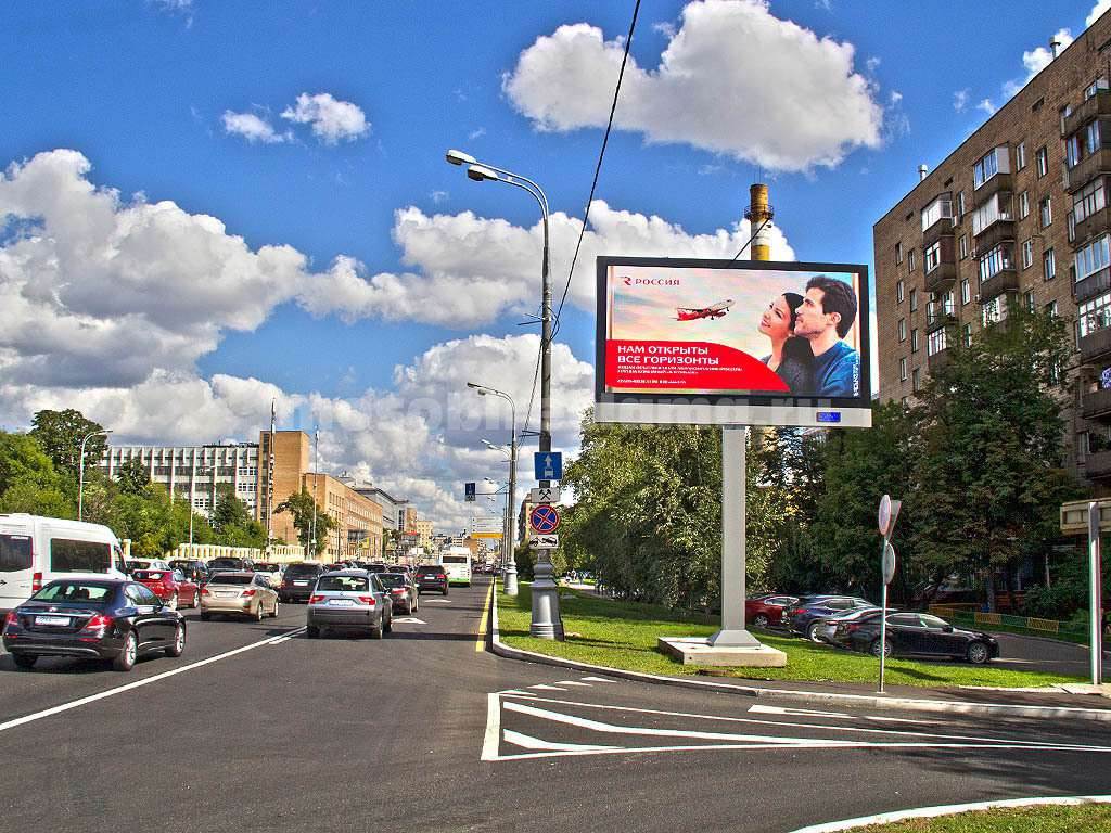 Рекламная конструкция Москва Звенигородское ш., д. 13 (Фото)