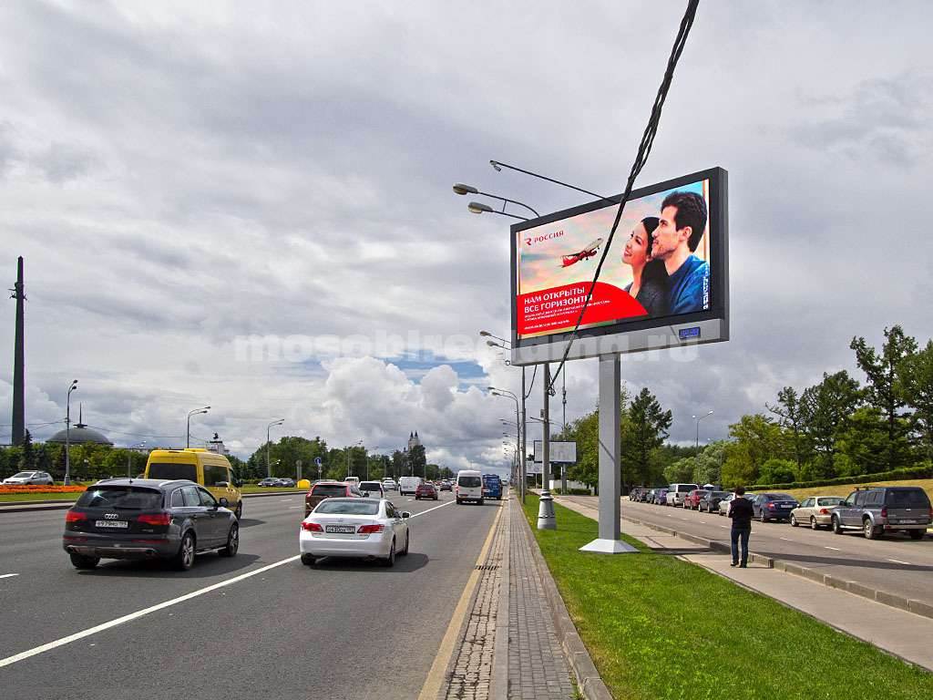 Рекламная конструкция Москва Кутузовский пр-т, д.38-46 (Фото)