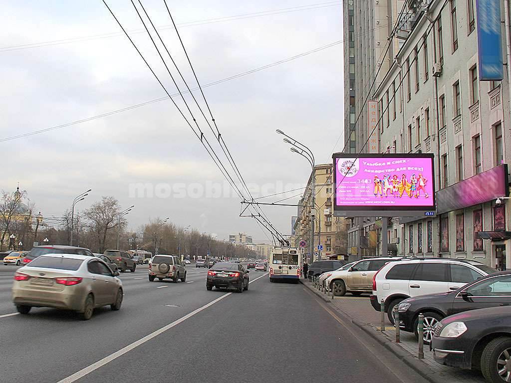 Рекламная конструкция Москва Ленинский пр-т, д. 15 (Фото)