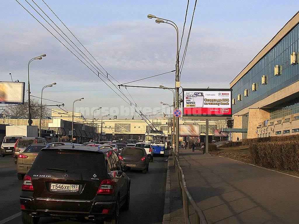 Рекламная конструкция Москва Люблинская ул., д. 4 Б (поз. 1) (Фото)