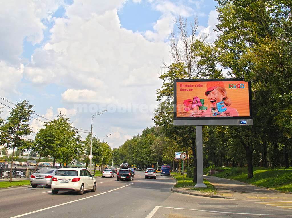 Рекламная конструкция Москва Семёновская наб., (Х с Гольяновской ул.) (Фото)