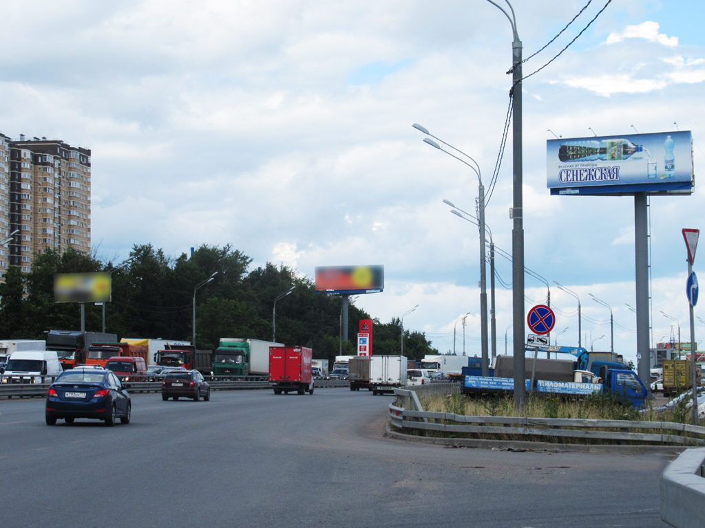 Рекламная конструкция Дмитровское шоссе 24км+500м (4км+900м от МКАД) Справа (Фото)
