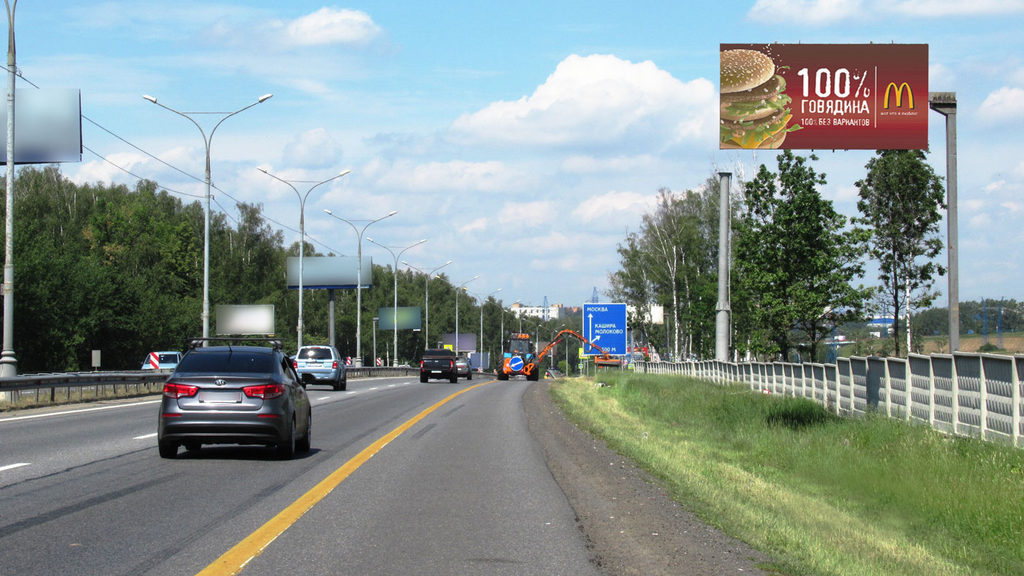 подъезд к Домодедово 27км+590м (5км+590м от МКАД) Слева