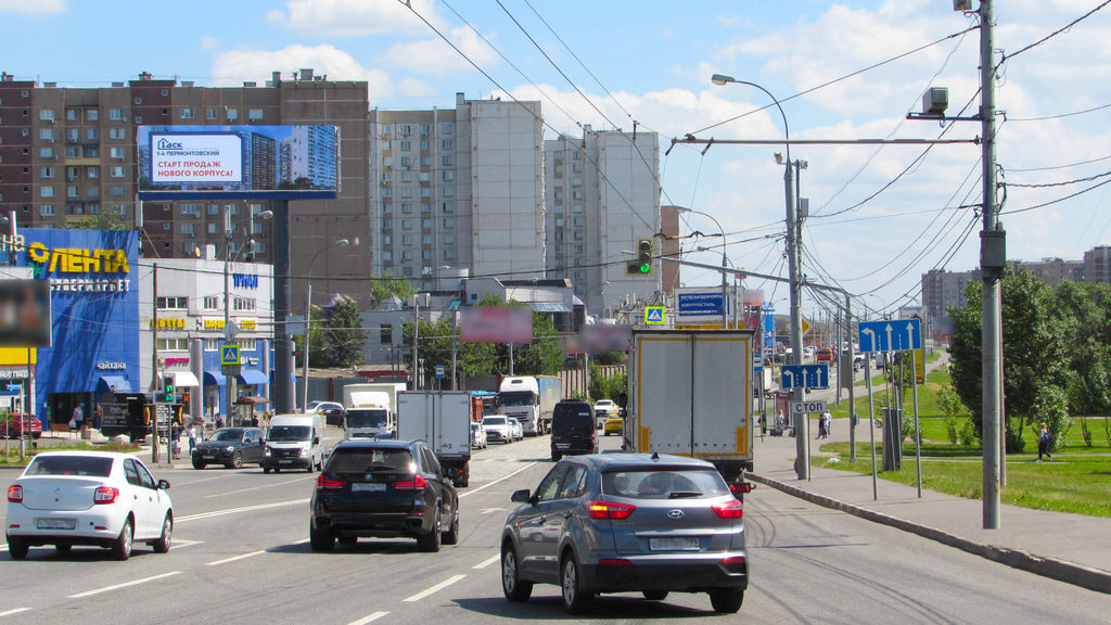 Рекламная конструкция Носовихинское шоссе 0км+680м Слева (Фото)