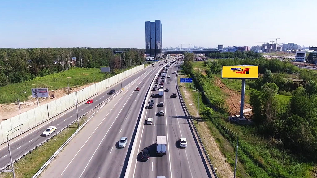 Минское шоссе 19км+520м (3км+620м от МКАД) Слева (Панорамное Фото)