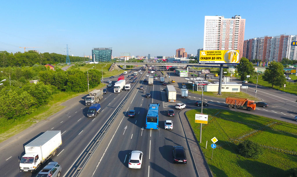 Ленинградское шоссе 22км+940м (4км+240м от МКАД) Слева (Панорамное Фото)