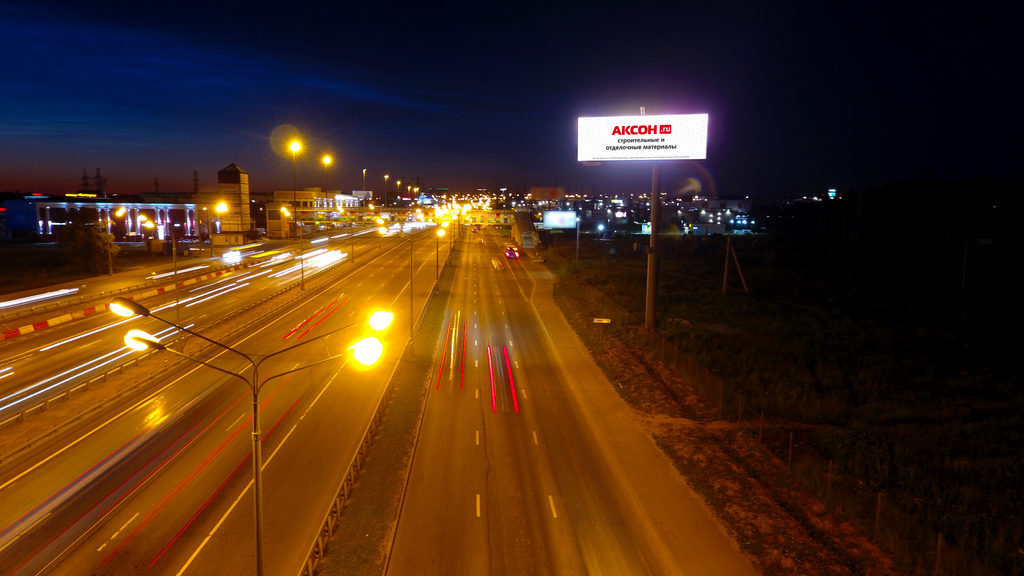 Калужское шоссе 21км+480м (1км+480м от МКАД) Слева (Фото Ночь)