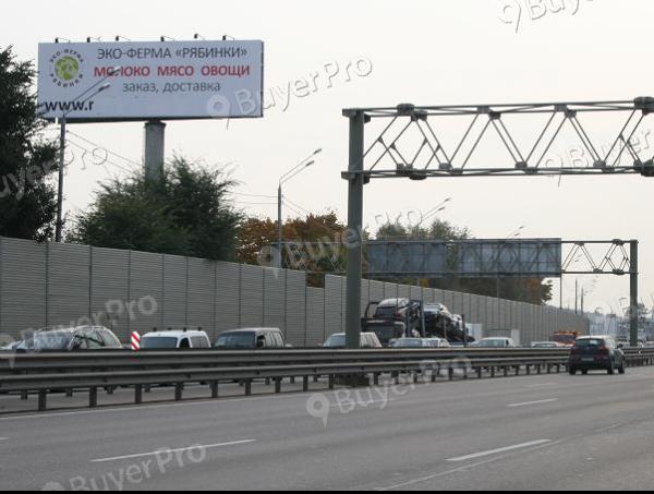 Рекламная конструкция Новорижское шоссе 6км от МКАД, д.Воронки, д.33 (Фото)