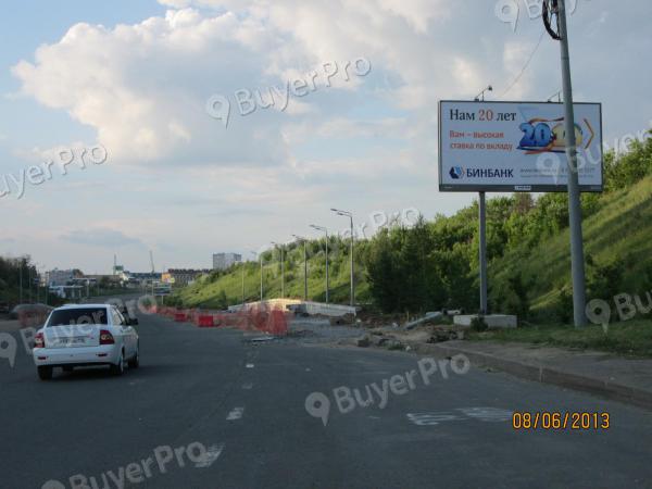 Рекламная конструкция Аметьевская магистраль ул.(примерно 830 м до пересечения с Гвардейская ул., по ходу движения), A (Фото)