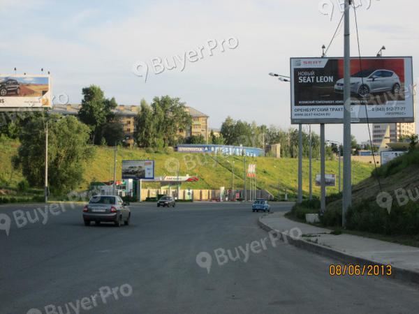 Рекламная конструкция Аметьевская магистраль ул.(примерно 920 м от пересечения с Гвардейская ул.,по ходу движения), A (Фото)