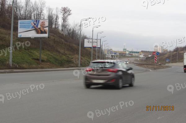 Рекламная конструкция Аметьевская магистраль ул.(примерно 920 м от пересечения с Гвардейская ул.,по ходу движения), B (Фото)