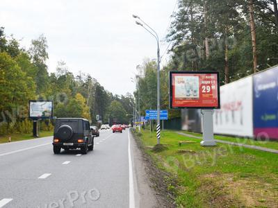 Рекламная конструкция Рублёво-Успенское шоссе, км 10+304, лево, 250 м до поворота на Ильинское шоссе, недалеко от с. Усово, CB30 (Фото)
