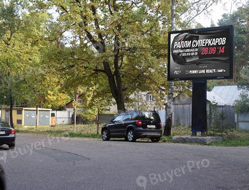 Рекламная конструкция Рублево-Успенское ш., 9.300 км., к п.Жуковка-1, справа (Фото)