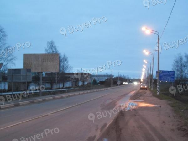 Рекламная конструкция г.Руза, пересечение Волоколамского шоссе с ул.Федеративная (перед круговым движением). (Фото)