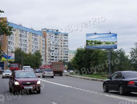 Рекламная конструкция Волоколамское ш., 24.985 км., (7.485 км. от МКАД), слева (Фото)