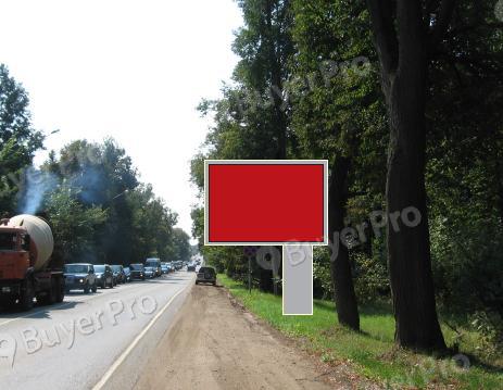 Рекламная конструкция Ильинское ш., 9.300 км., справа (Фото)