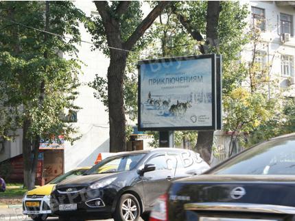 Рекламная конструкция Абельмановская ул. д.3 (Фото)