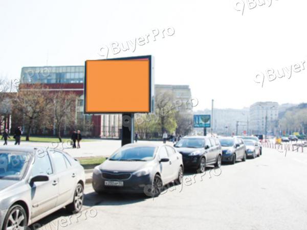 Рекламная конструкция Крымский вал ул. съезд к Крымской наб. (Фото)