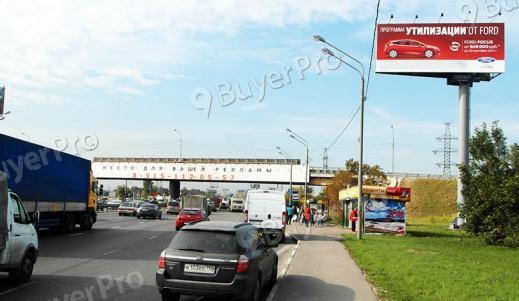 Рекламная конструкция Ленинградское шоссе М-10 21 км 810 м лево (Фото)