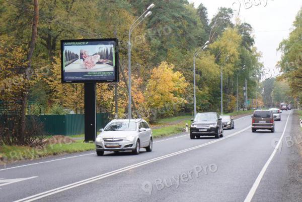 Рекламная конструкция Рублево-Успенское ш., 10.510 км., слева (Фото)