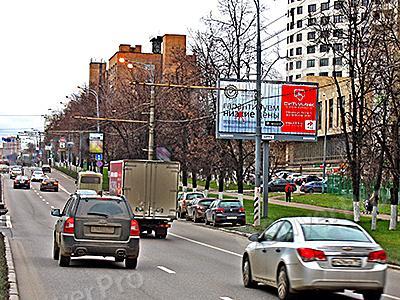 Рекламная конструкция Профсоюзная ул., д. 62, (после Х с ул. Гарибальди, из центра) (Фото)