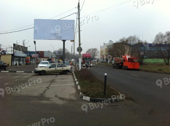 Рекламная конструкция г. Долгопрудный, Лихачёвский проезд, д. 33 (около входа на стройрынок). (Фото)